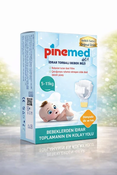 Pinemed Uraymed Idrar Torbalı Bebek Bezi (5-11 Kg) 2 Adet ürün görseli 1