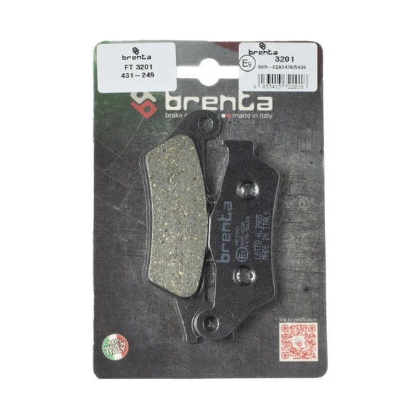 [BRENTA ORGANİK FT 3201 FREN BALATA] ürün görseli 1