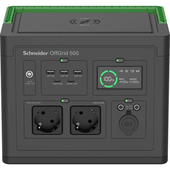 Schneider Electric PPS500-GR 517 Wh Taşınabilir Güç Kaynağı ürün görseli 1