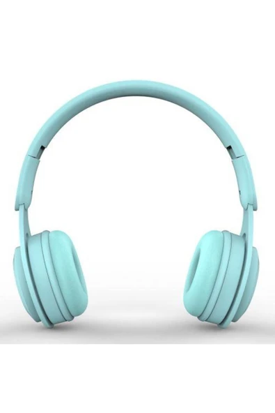 Js80 Ritmo Universal 3,5 Mikrofonlu Kulaklık Mavi - Resim 2