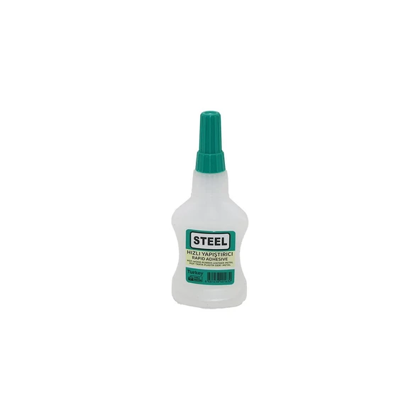 WİNCELL STEEL HIZLI YAPIŞTIRICI 37GR 200ML MDF-AHŞAP-METAL-PLASTİK-DERİ GO53/1395 ürün görseli 1