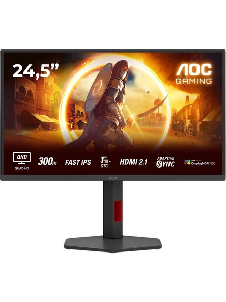 AOC C27G4ZXU 27" 0.3 ms Full HD Curved 280 Hz Oyuncu Monitörü ürün görseli 1