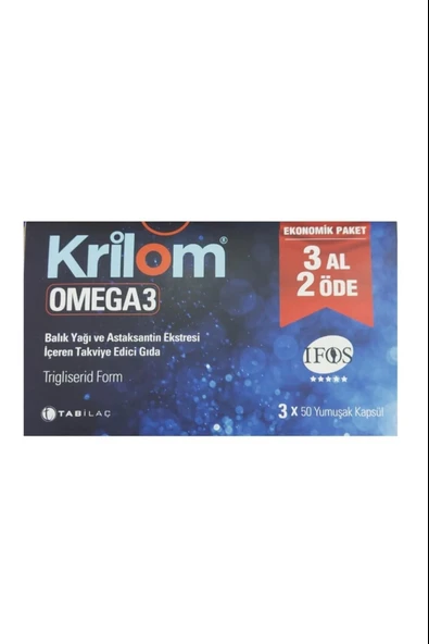 Krilom Omega-3 50 Kapsül - 3 Al 2 Öde ürün görseli 1