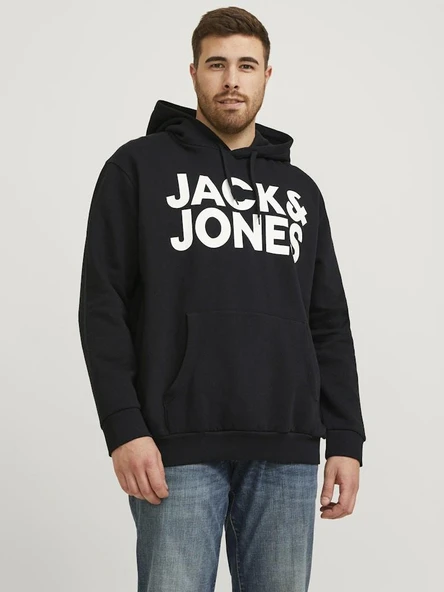 Jack Jones Coro Logo Büyük Beden Erkek Sweat 12163777 ürün görseli 1
