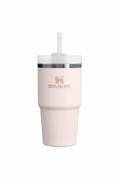 Stanley Thr Quencher H2.O Flowstate™ Tumbler Pipetli Termos Bardak 0.59 Lt / 20Oz Pembe 10-10826-303 ürün görseli 1
