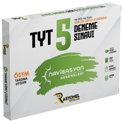 TYT Tüm Dersler Navigasyon 5 Paket Deneme Rasyonel Yayınları ürün görseli 1