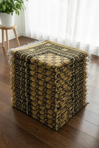 10 Adet Kadife Seccade (70cmx110cm 400gr) Hac Ve Umre Hediyesi ürün görseli 1