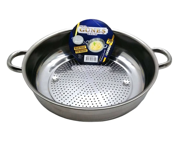 NO-1 - 26CM BASIK SÜZEK METAL SÜZGEÇ GO53/1395 ürün görseli 1