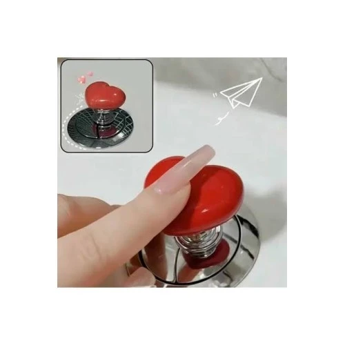 Klozet Sifon Tuşu Kalp Tasarımlı - Resim 5