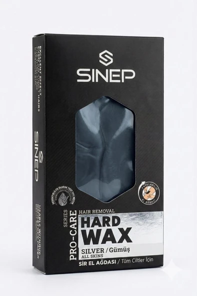 Sinep Pro-Care Sir Kalıp Ağda Tüm Ciltler İçin 400 Gr Silver Gümüş ürün görseli 1