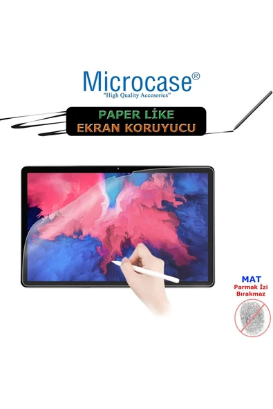 corcishop Lenovo P11 (2ND GEN) 11.5" Tb350fu Paper Like Pencil Destekli Kağıt Hissi Veren Mat Ekran Koruyucu ürün görseli 1