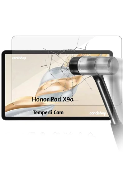 corcishop Honor Pad X9a 11.5 inç Modeli İle Uyumlu Kırılmaz Tablet Temperli Cam Ekran Koruyucu 8gb 256gb Wi-fi ürün görseli 1