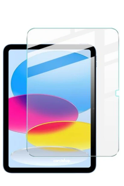 corcishop Apple iPad 11" (A16) 2025 Modeliyle Uyumlu Nano Kırılmaz Ekran Koruyucu Şeffaf Cam Tam Uyumlu ürün görseli 1