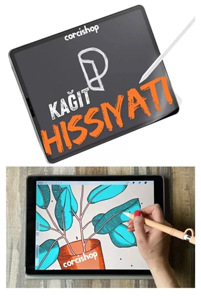 corcishop Samsung Galaxy Tab A11 SM-X130 8.7" Uyumlu Paperlike Çizim Ekran Koruyucu Mat Nano ürün görseli 1