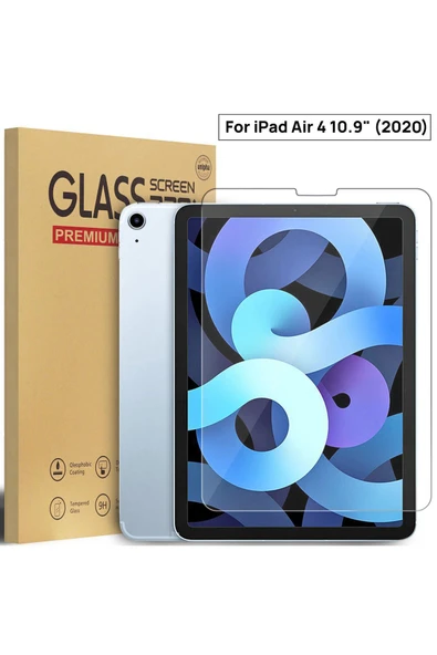 corcishop Apple Air (4. nesil) 2020 10.9 Uyumlu Premium Temperli Ekran Koruyucu Kırılmaz Cam ürün görseli 1