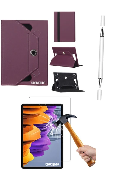 corcishop Lenovo Idea Tab TB336FU 11inç Uyumlu 3in1 Set Kılıf Kalem Ekran Koruyucu ürün görseli 1