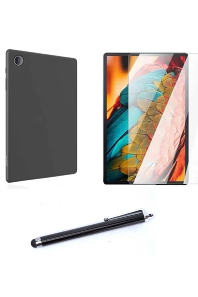 corcishop Samsung Galaxy Tab A8 10.5 Sm-x200 2021 Uyumlu Kılıf + Cam Ekran Koruyucu + Tablet Kalemi 3'lü Set ürün görseli 1