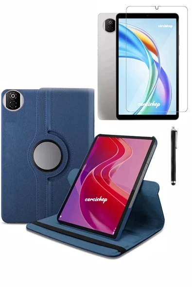 corcishop Honor Pad X7 8.7İnç Modeliyle 360° Dönerli Tablet Kılıfı Ekran Koruyucu Kalem Set ürün görseli 1
