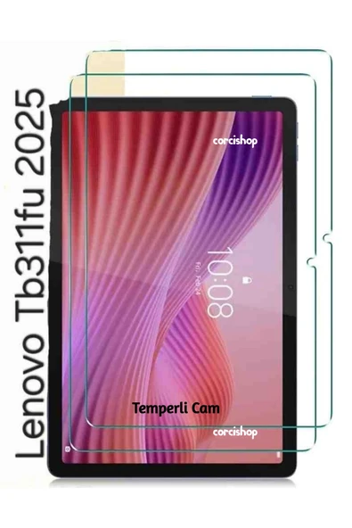 corcishop Lenovo Tab TB311FU 10.1 İnç İle Uyumlu Kırılmaz Tablet Temperli Cam Ekran Koruyucu WUXGA ZAEH0039TR ürün görseli 1