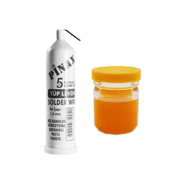 Tüp Lehim Teli 25 Gr 1.2mm + Lehim Pastası - 40gr TG-1395 338975 ürün görseli 1