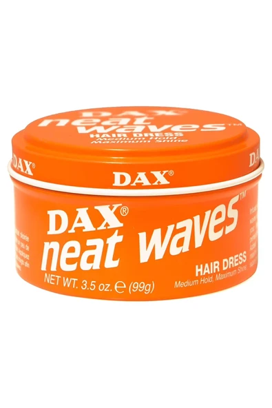DAX Neat Waves Orta Tutuş ve Parlak Görünüm Saç Şekillendirici Wax 99GR ürün görseli 1