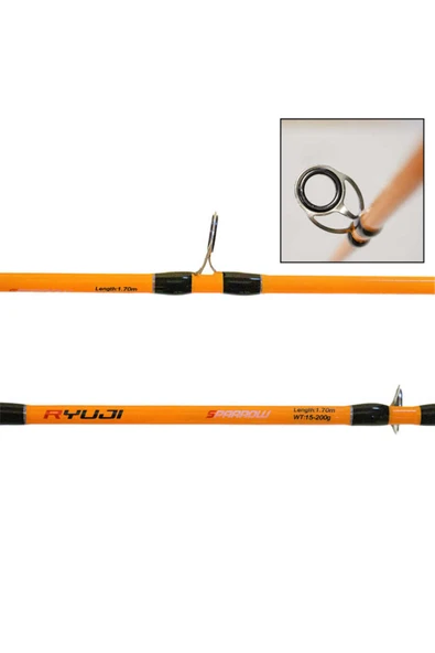 RYUJI Sparrow 1.70m 15-200gr 2p Bot Olta Kamışı - Resim 3