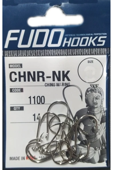 Fudo Hooks-nk-1100-2/0- Numara Chnr Nikel Iğne ürün görseli 1