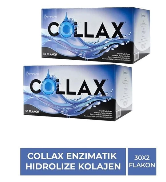 COLLAX 30 FLAKON ENZIMATIK HIDROLIZE KOLLAJEN 2 ADET ürün görseli 1