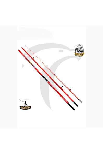 BAUER Aston 420m 100-250gr 3 Parça Surf Kamışı ürün görseli 1