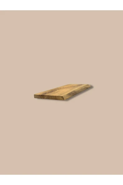 MOBİLYACIN Ahşap Orijinal Ceviz Dekoratif Tekli Uçan Raf 15x40 ürün görseli 1