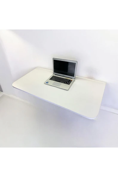 MOBİLYACIN Açılır Kapanır Çalışma Masası Mutfak Masası Katlanır Duvar Masası BEYAZ 45x60 ürün görseli 1