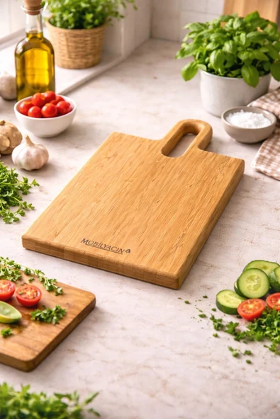 MOBİLYACIN BAMBU KESME TAHTASI (ÇANTA) 31x18 ürün görseli 1