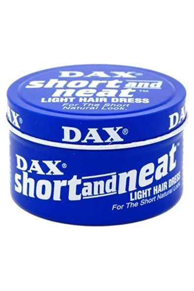 DAX Short & Neat Hafif Tutuş ve Parlak Görünüm Saç Şekillendirici Wax 99GR ürün görseli 1
