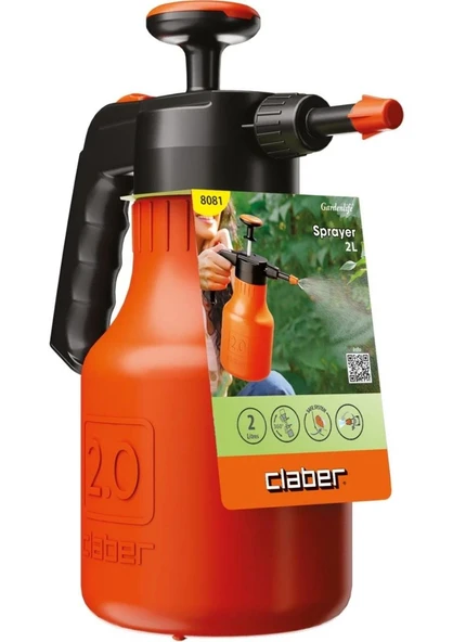 Claber 8081 2 lt Basınçlı Su Püskürtücü - Resim 2