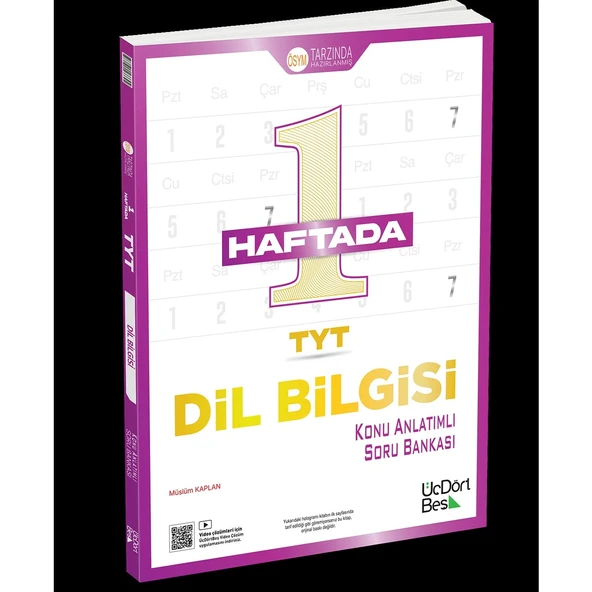 345-1 Haftada Tyt Dilbilgisi Konu Anl.Soru Bankası ürün görseli 1