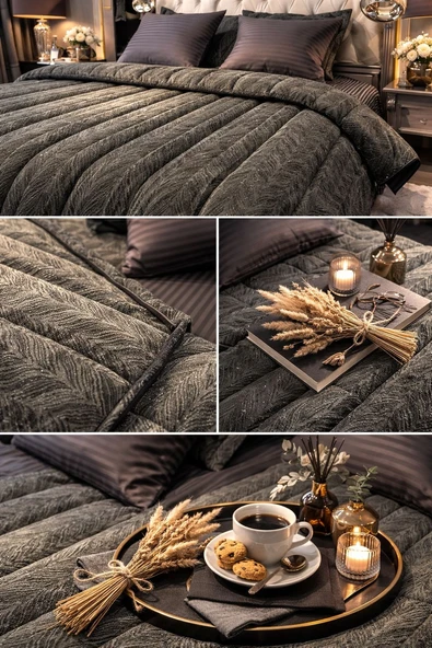 Goldroom Home KADİFE COMFORT UYKU SETİ 3 PARÇA ÇİFT KİŞİLİK 230 x 240 ürün görseli 1