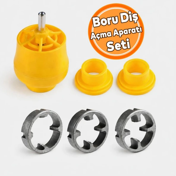 Profesyonel Boru Dıştan Diş Açma Aparat Seti 6 Parça 1'' 1/2'' 3/4'' Boru Diş Açma Pafta Seti ürün görseli 1
