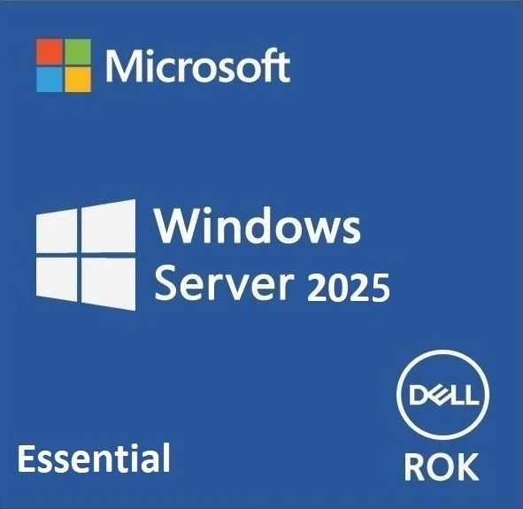 Dell Windows Server 2025 Essentials ROK (25xUser) ürün görseli 1