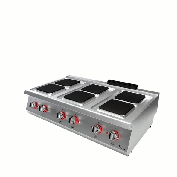 Vital  EKO7030K VITAL EKO7030K 6 KARE PLEYTLİ ELEKTRİKLİ OCAK ürün görseli 1