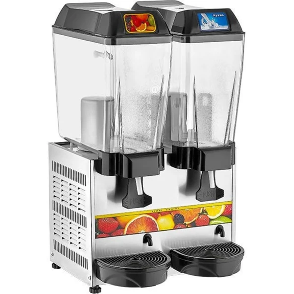 Remta ST13 Çiftli Şerbet + Ayran Soğutucu Gri ürün görseli 1
