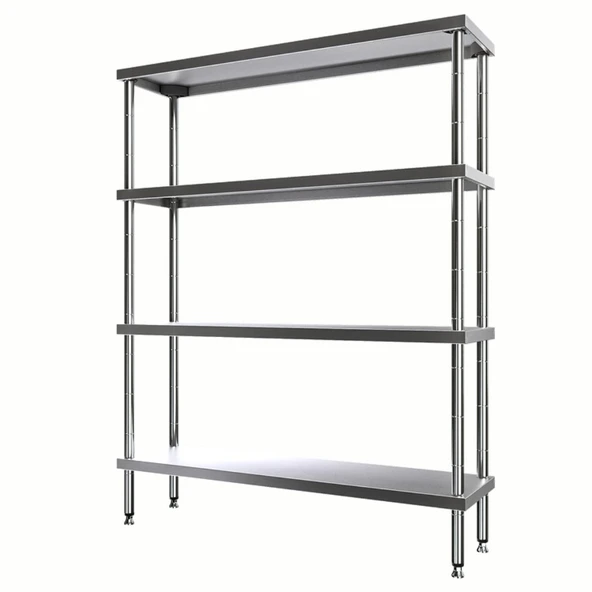 Vital  VRDD-13753-ECO İstif Rafı -Demonte 4 Katlı,Düz Tablalı, Eko ürün görseli 1