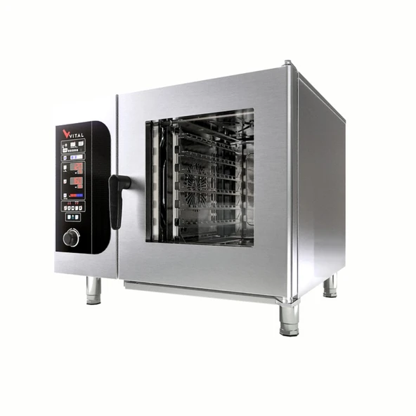 Vital  PRIME061GW VITAL PRIME061GW GAZLI BUHARLI KONVEKSİYONLU OTOMATİK YIKAMALI FIRIN ürün görseli 1