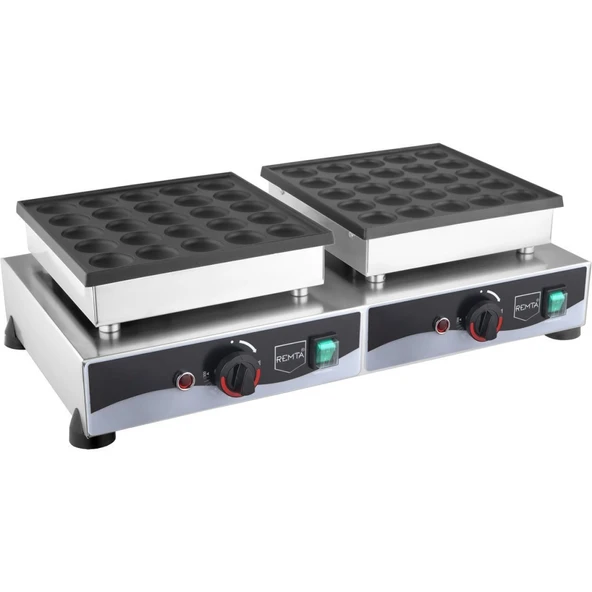 Remta W27 Çiftli Yuvarlak Bubble Waffle Makinesi ürün görseli 1