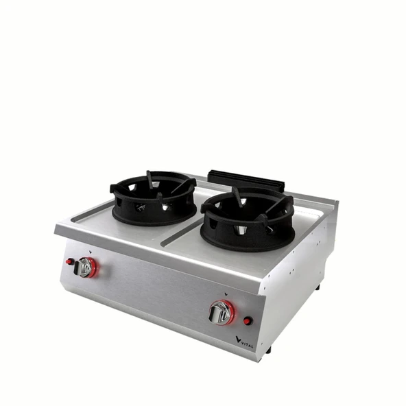 Vital  GKW7020 VITAL GKW7020 700 SERİES 1 BRÖLÜRLÜ GAZLI WOK OCAK ürün görseli 1