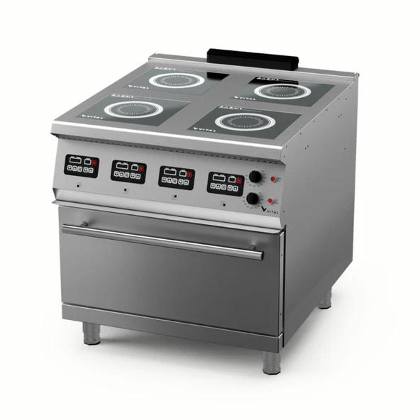 Vital  IKF9020 VITAL IKF9020 4 BÖLMELİ İNDÜKSİYON ELEKTRİKLİ FIRINLI OCAK ürün görseli 1
