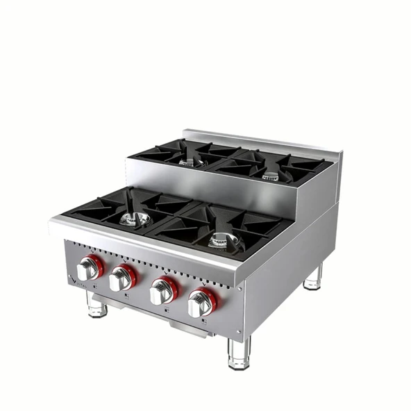 Vital  GKO8020K VITAL 900 SERİES GKO8020K 2+2 BRÜLÖRLÜ GAZLI OCAK ürün görseli 1