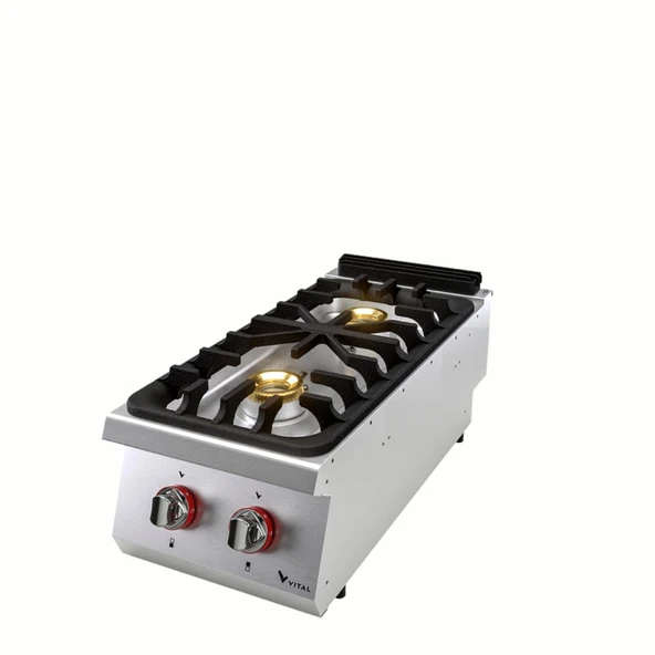 Vital  GKO9010 VITAL 900 SERİES GKO9010 2 BRÜLÖRLÜ GAZLI OCAK ürün görseli 1