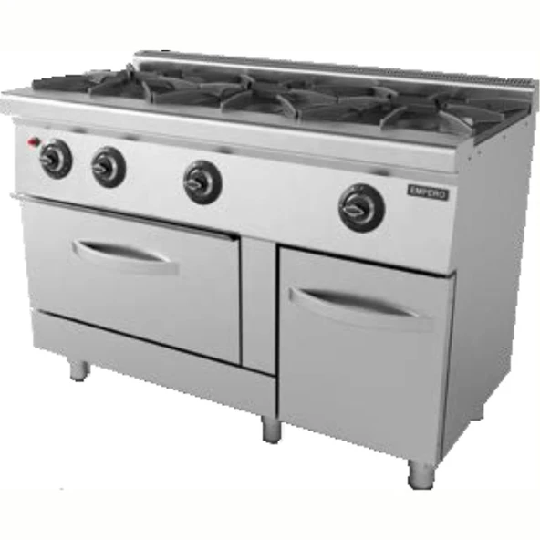 Empero EMP.6KG031 Gazlı Ocak 3 Brülörlü-kuzineli ürün görseli 1