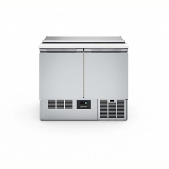 Electrolux Professional Soğutmalı Tezgah - Saladet-, 2 Kapılı, Üst Kapaklı Ve Kesme Tahtası, 250lt, +2+10°c, Aısı 304 SAL25L2C9 ürün görseli 1