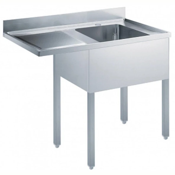 Electrolux Professional Tezgahaltı Bulaşık Makinesi İçin Tezgah, 1 Evyeli (500x500 Mm), Damlalık Solda - 1200 Mm ESBD1217L ürün görseli 1